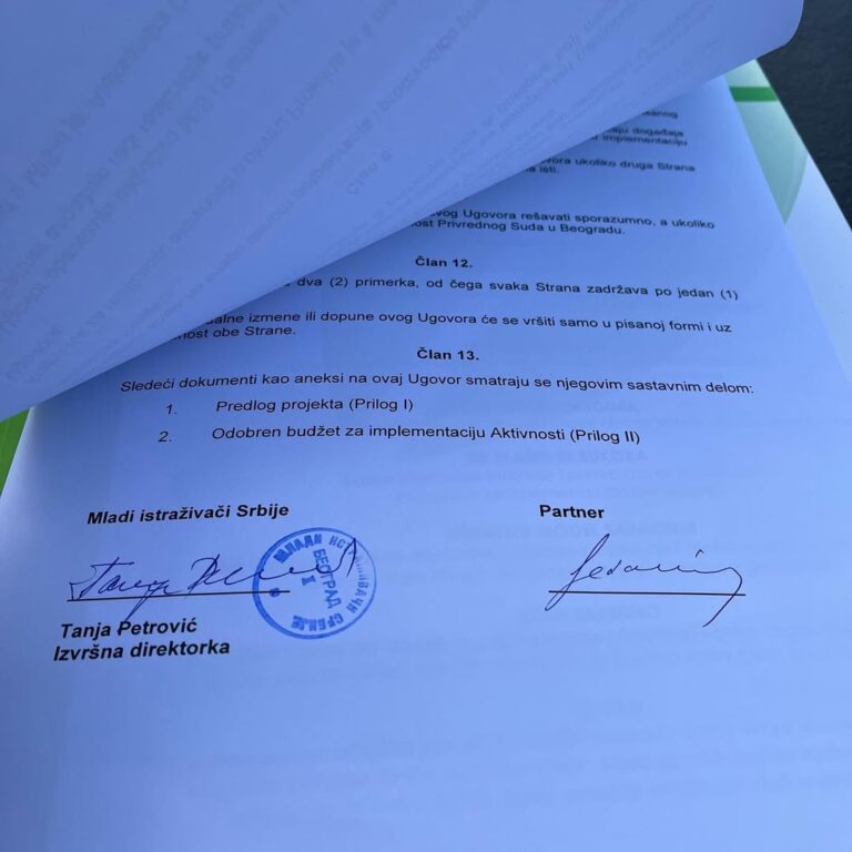 Potpisan ugovor „Vratimo mladicu u Grabovicu“ Potpisan ugovor „Vratimo mladicu u Grabovicu“