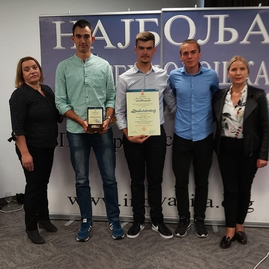 Drugo mesto na nacionalnom takmičenju za najbolju tehnološku inovaciju