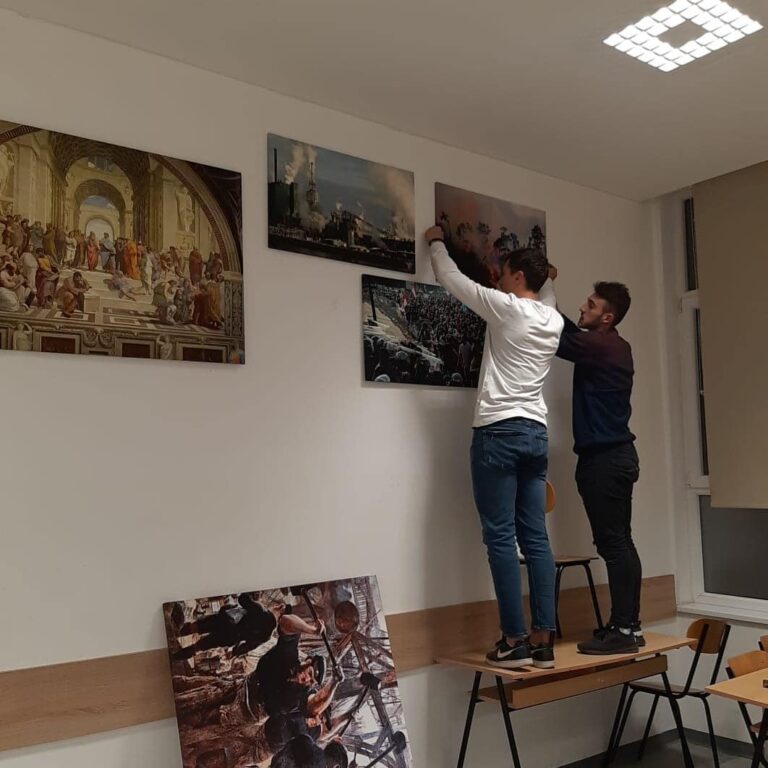 Uređivanje učionica Gimnazije