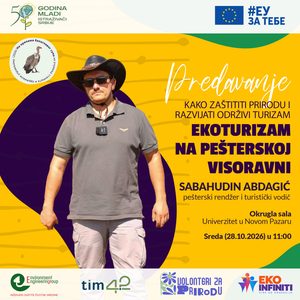 Najava predavanja 28.10: Pešterski rendžer na Univerzitetu u Novom Pazaru
